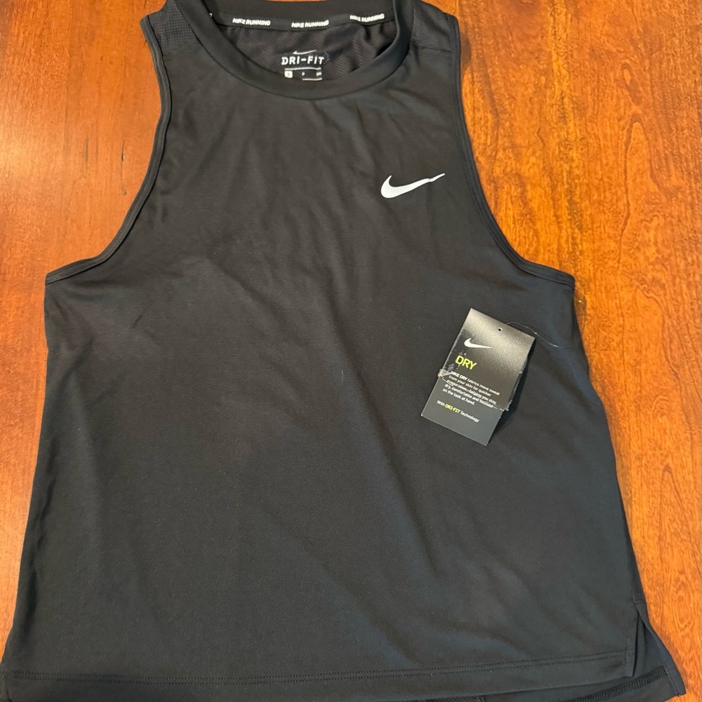 Nike Black Running Shirt with Dri-FIT